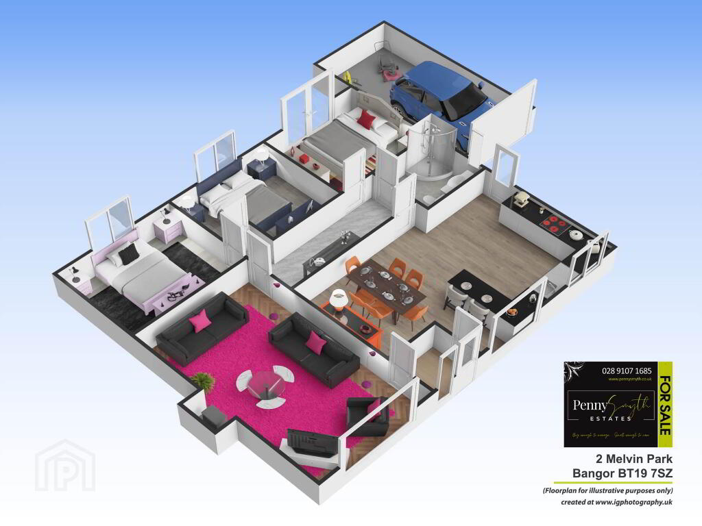 Floorplan 1 of 2 Melvin Park, Bangor