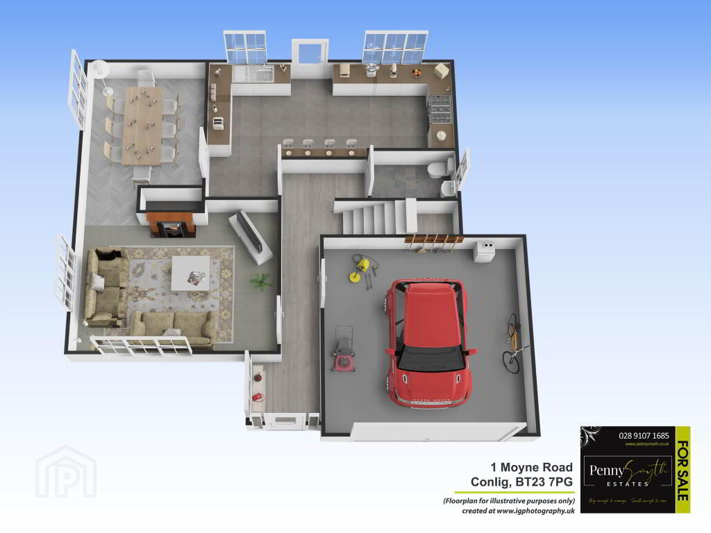 Floorplan 1 of 1 Moyne Road, Conlig, Newtownards