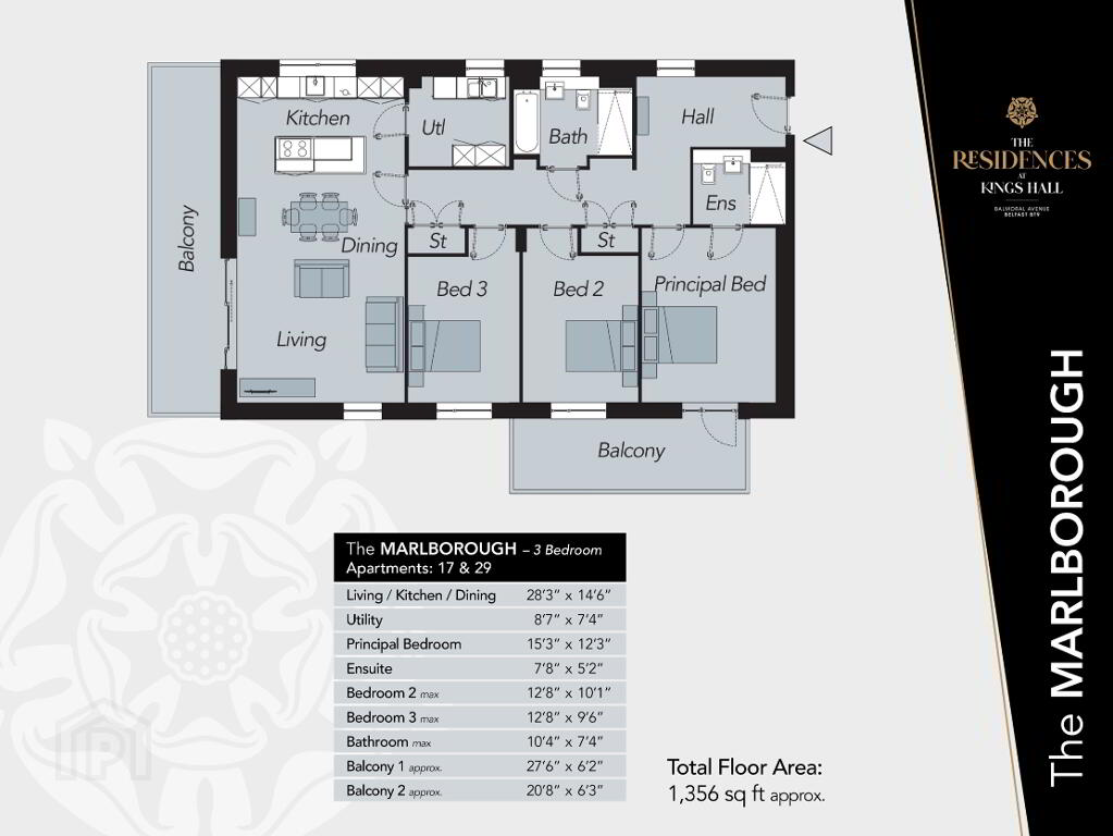 The Marlborough, The Residences At Kings Hall, Balmoral Avenue, Belfast Bt9