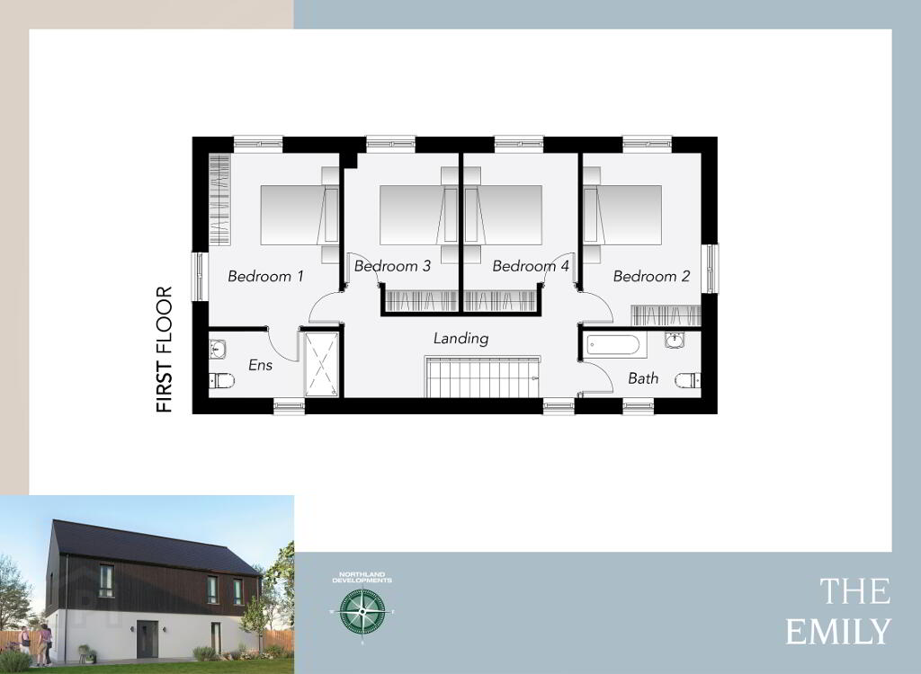 Floorplan 1 of The Emily, Loughry View, Movilla Road, Newtownards