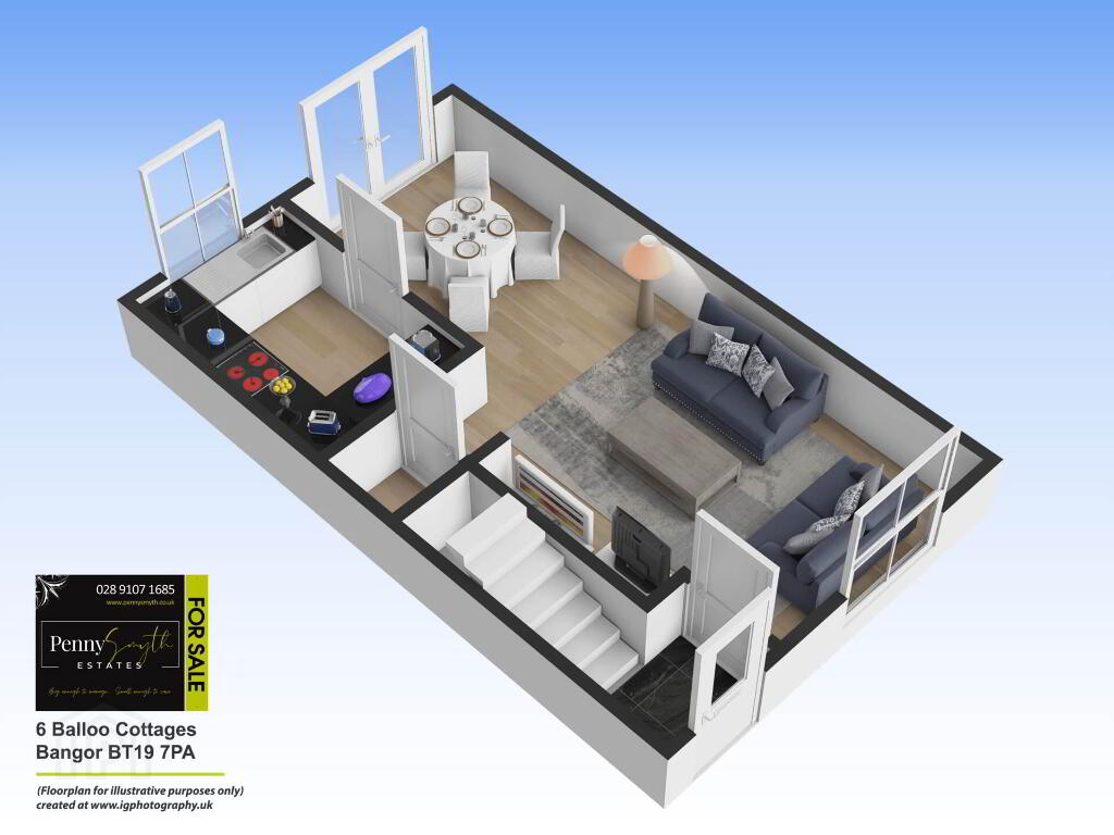 Floorplan 1 of 6 Balloo Cottages, Bangor