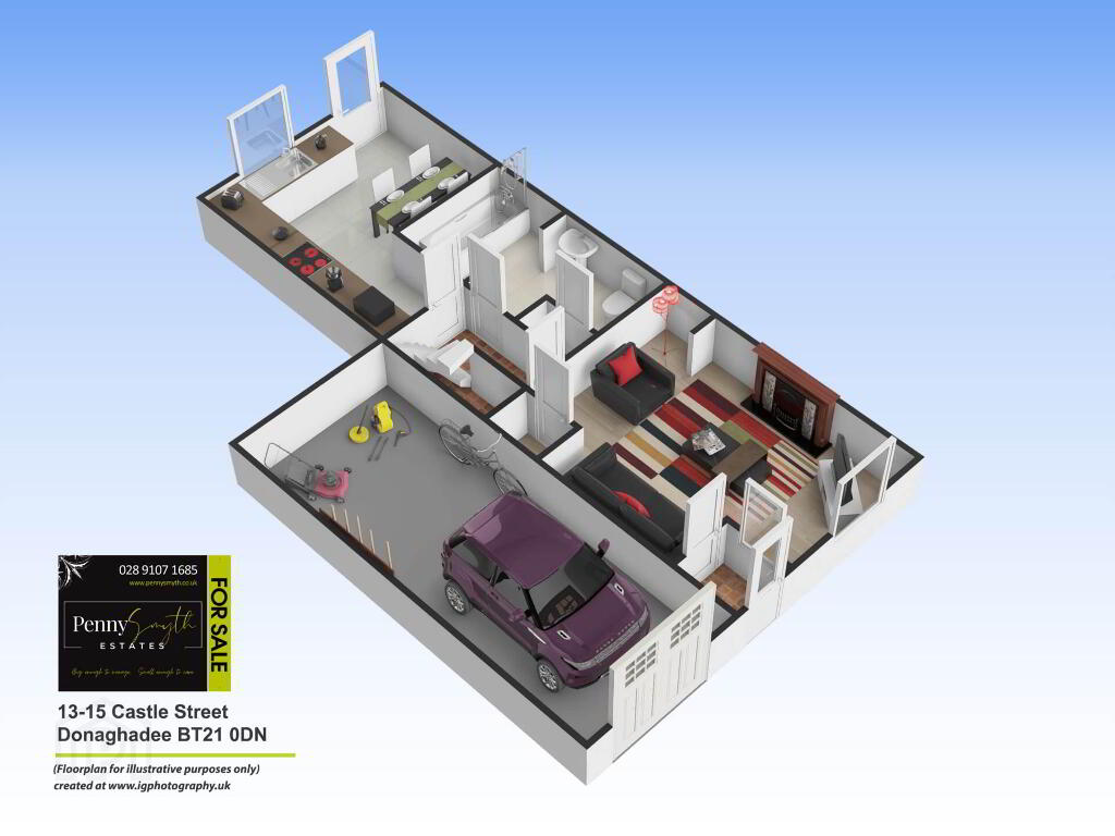 Floorplan 1 of 13-15 Castle Street, Donaghadee