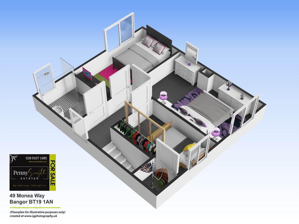 Floorplan 2 of 49 Monea Way, Bangor