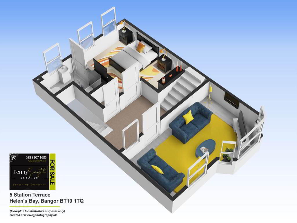 Floorplan 2 of 5 Station Terrace, Helens Bay, Bangor
