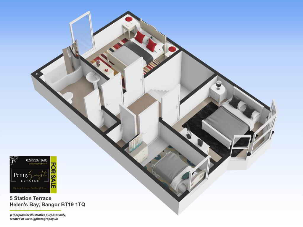 Floorplan 3 of 5 Station Terrace, Helens Bay, Bangor