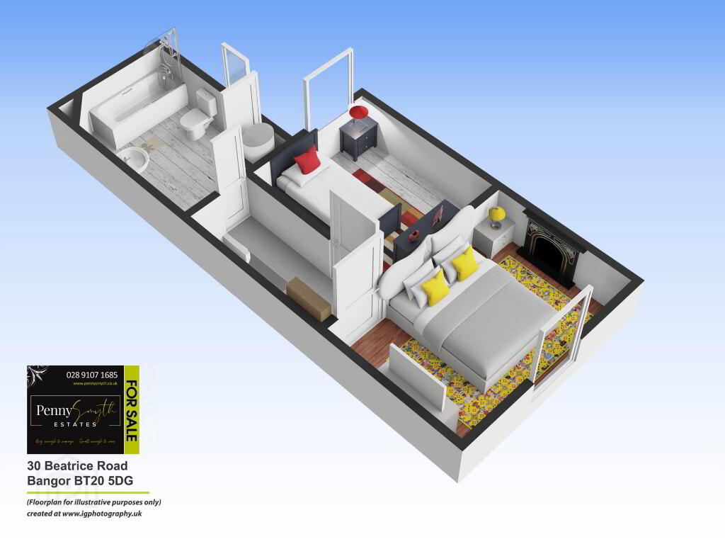 Floorplan 2 of 30 Beatrice Road, Bangor