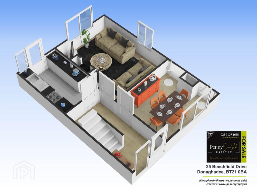 Floorplan 1 of 25 Beechfield Drive, Donaghadee
