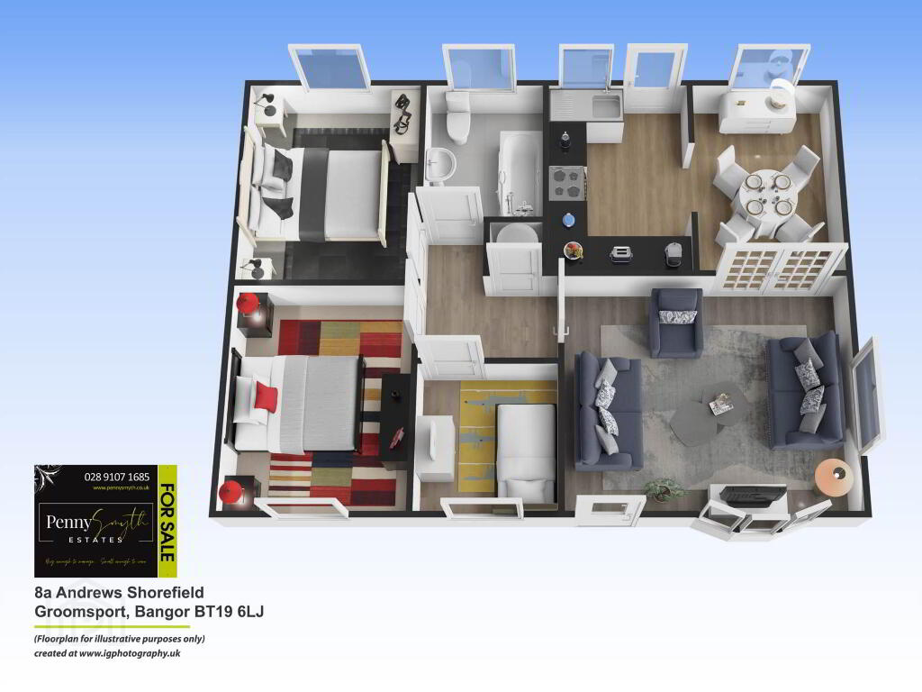 Floorplan 1 of 8a Andrews Shorefield, Bangor