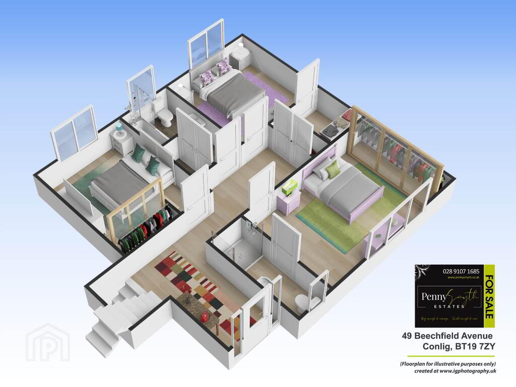 Floorplan 1 of 49 Beechfield Avenue, Bangor