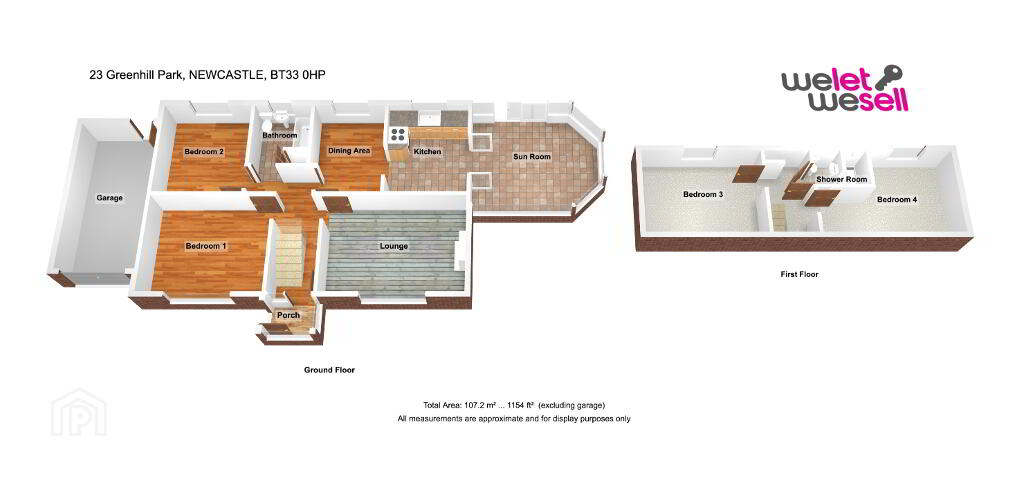 Floorplan 2 of 23 Greenhill Park, Newcastle