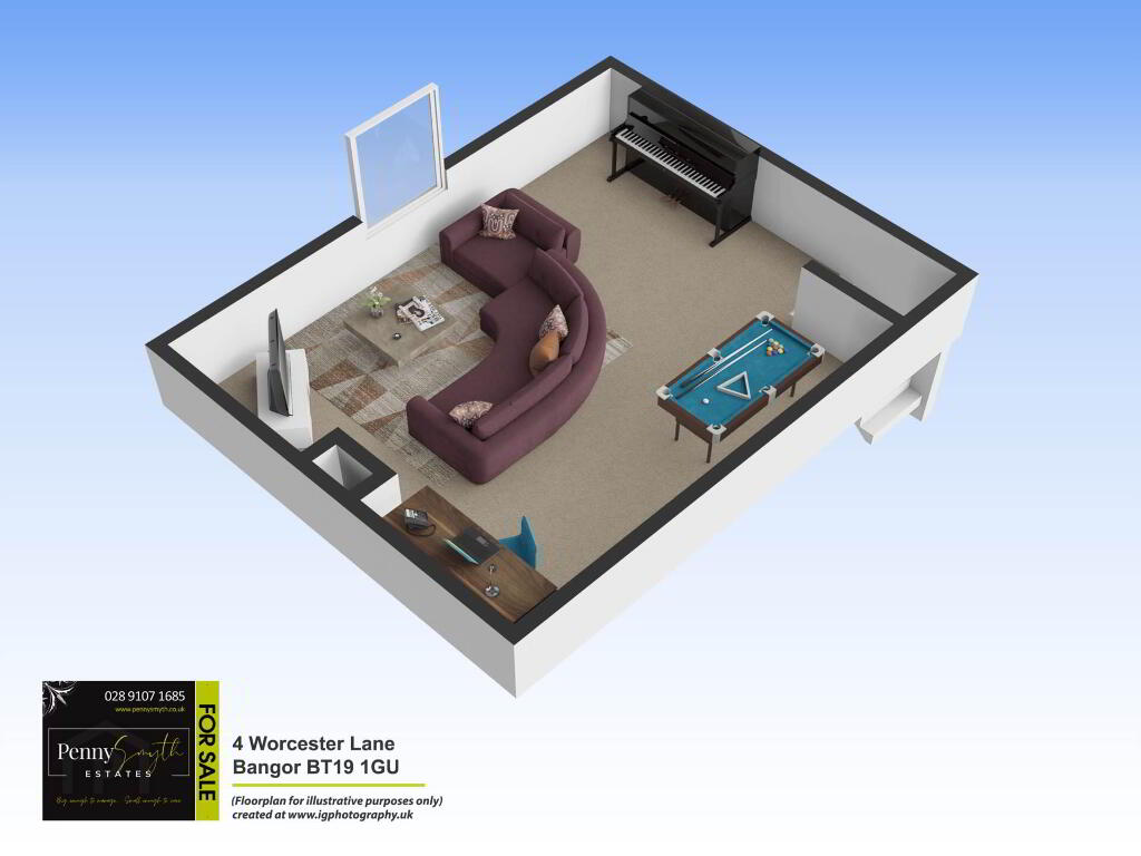Floorplan 3 of 4 Worcester Lane, Bangor