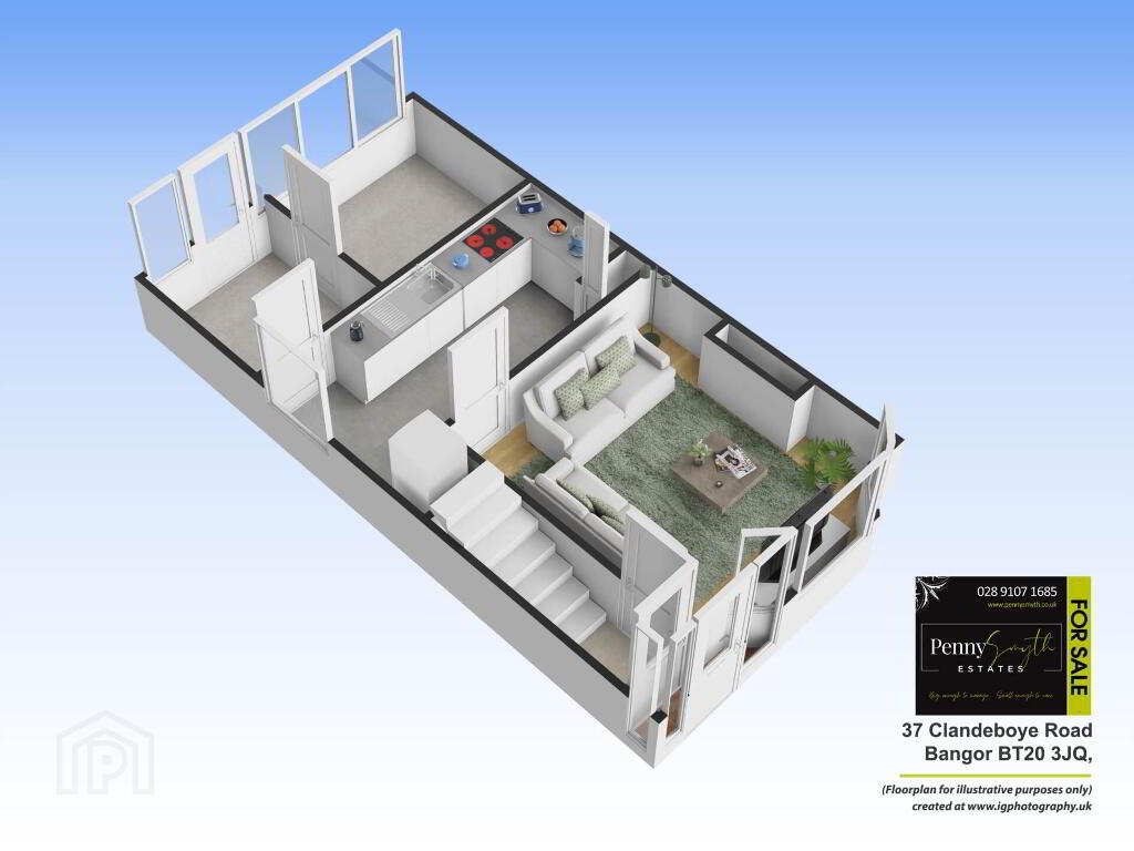 Floorplan 1 of 37 Clandeboye Road, Bangor