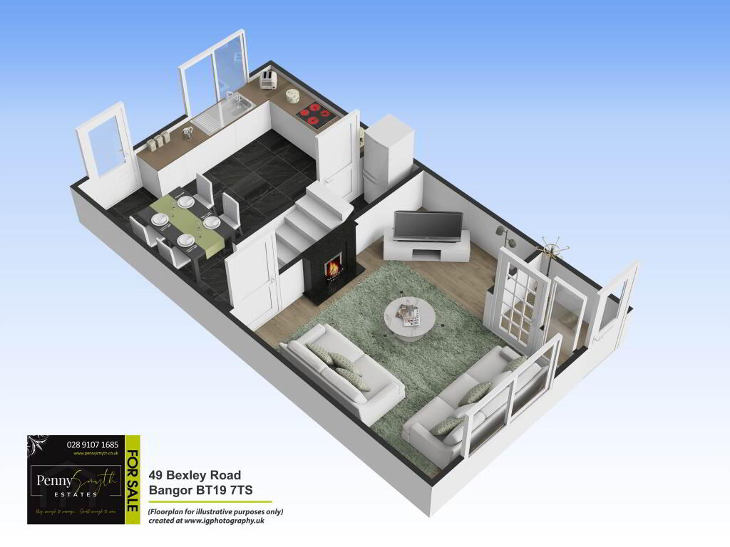 Floorplan 1 of 49 Bexley Road, Bangor