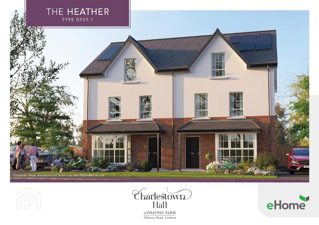 The Heather, Charlestown Hall - Lagan Homes, Draynes Farm, Glenavy Road, Lisburn, BT28 2WQ