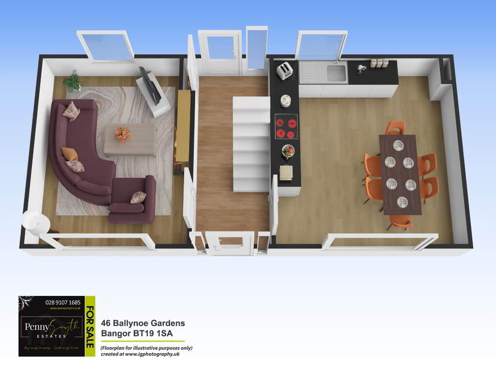 Floorplan 1 of 46 Ballynoe Gardens, Bangor