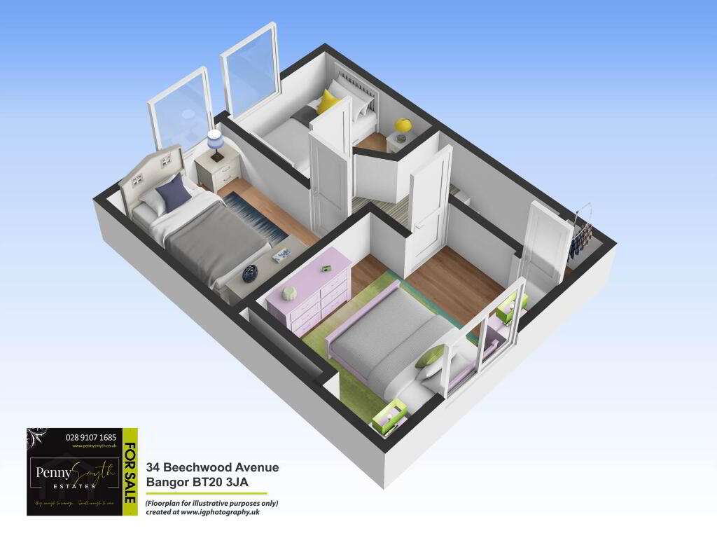 Floorplan 2 of 34 Beechwood Avenue, Bangor