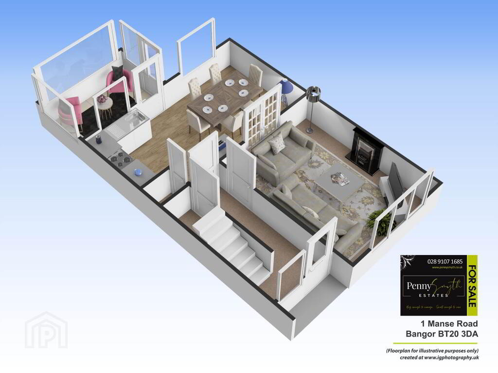 Floorplan 1 of 1 Manse Road, Bangor