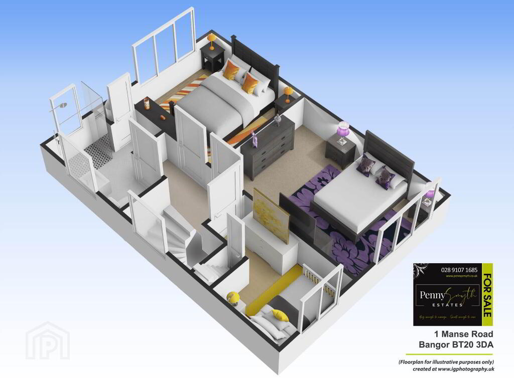 Floorplan 2 of 1 Manse Road, Bangor