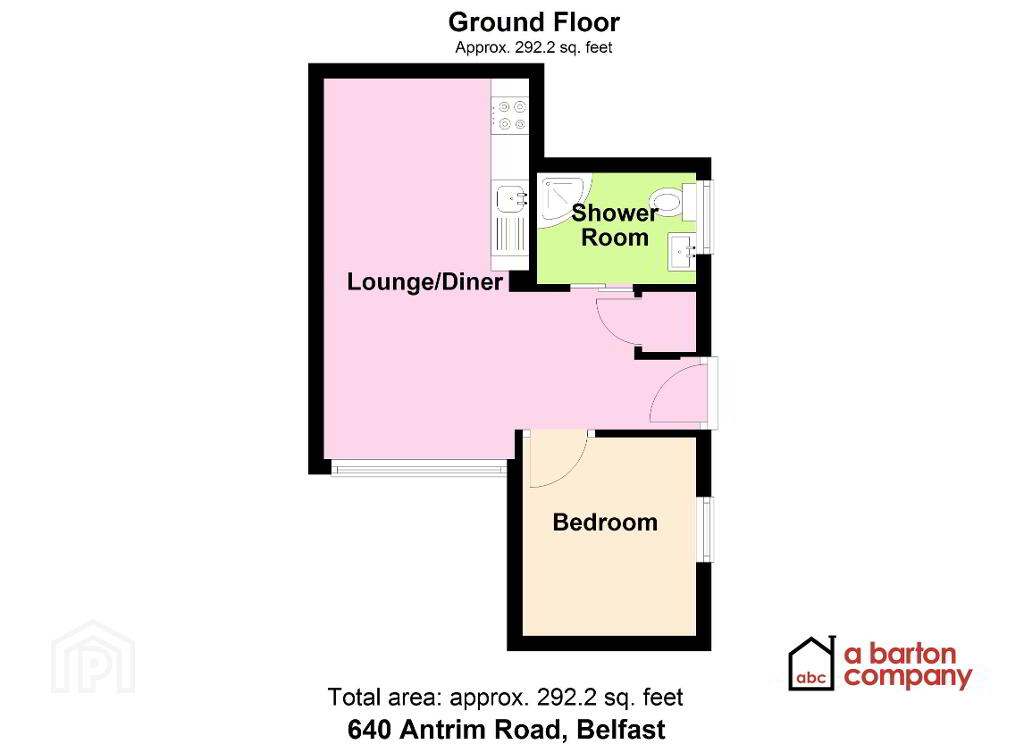 Floorplan 1 of 640 Antrim Road, Bellevue, Belfast