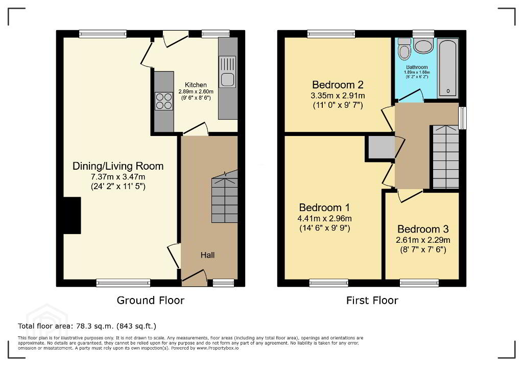 Floorplan 1 of 6 Hampton Gardens, Belfast