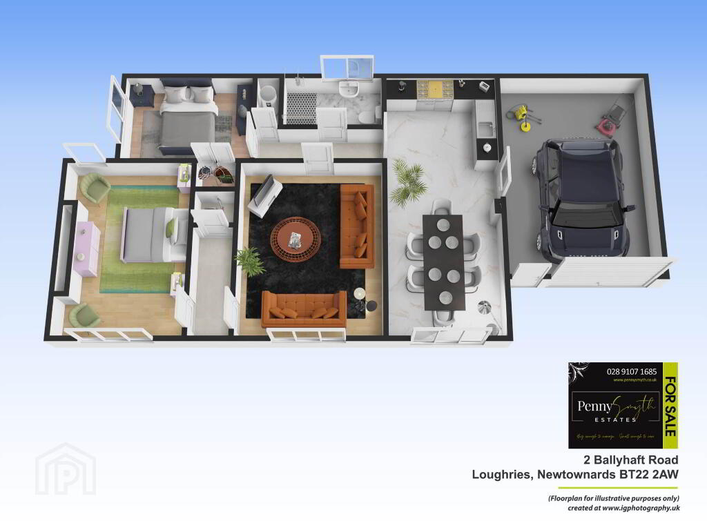Floorplan 1 of 2 Ballyhaft Road, Newtownards