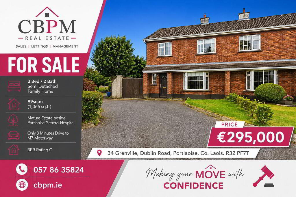 34 Grenville, Dublin Road, Portlaoise, R32PF7T