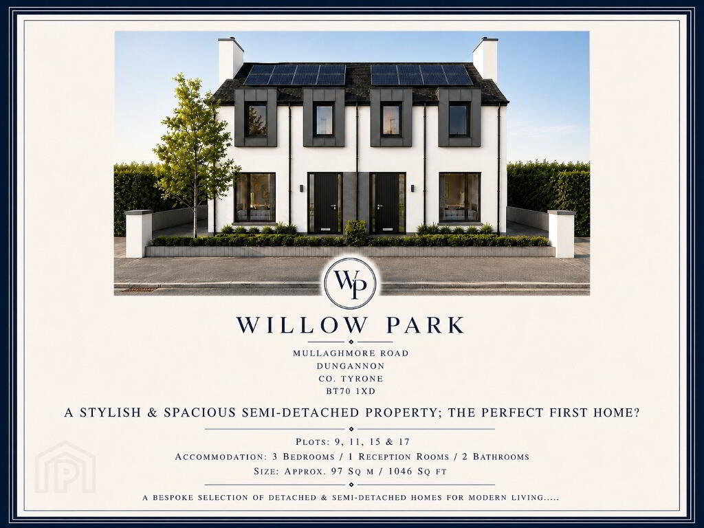 Semi-Detached, Willow Park, Mullaghmore Road, Dungannon, BT70 1XD