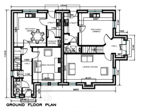 Floorplan 1 of House Type 2, Cobblers Manor, Killyman, Tamnamore Road, Killyman, Dungannon