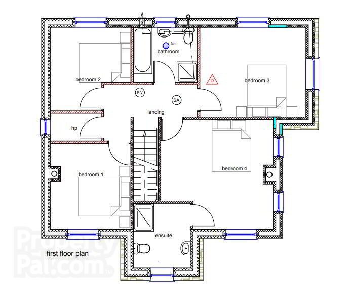 Floorplan 2 of Detached 1, Roxborough Manor, Currans Brae, Moy