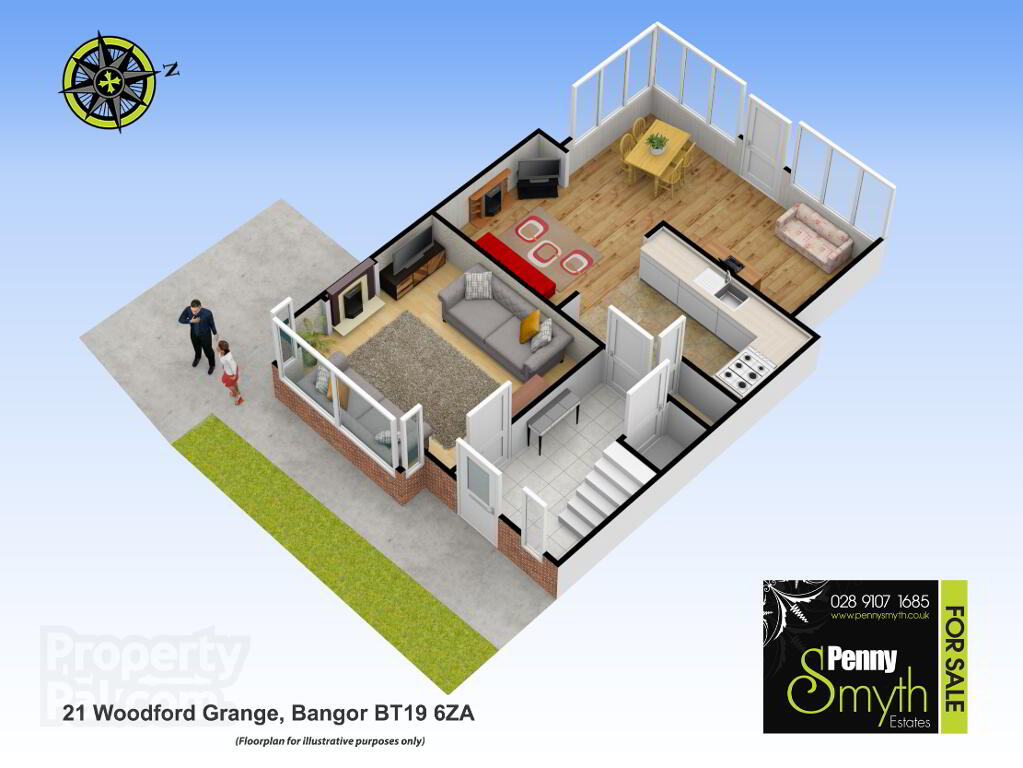 Floorplan 1 of 21 Woodford Grange, Bangor