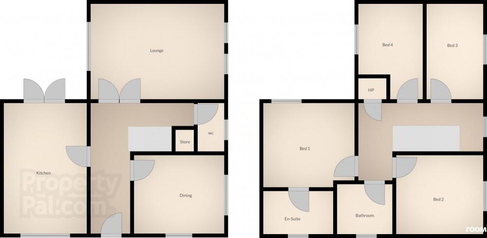 Floorplan 1 of 44 Stonebridge Avenue, Conlig, Bangor