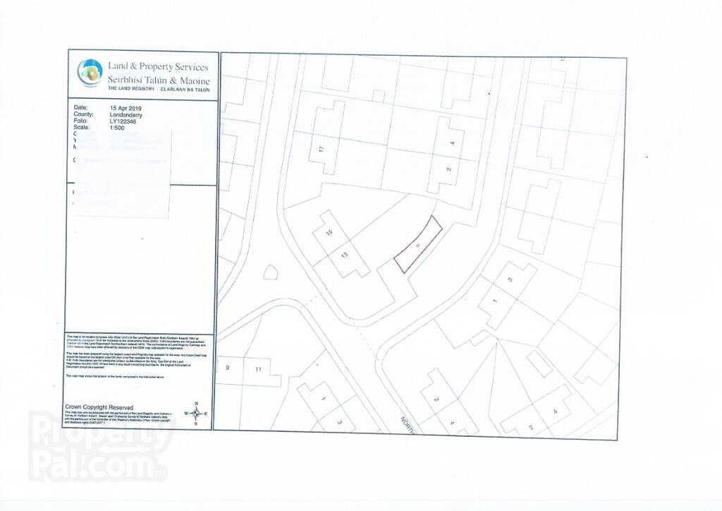 Floorplan 1 of 13 Northland Drive, With Two Sites, Derry