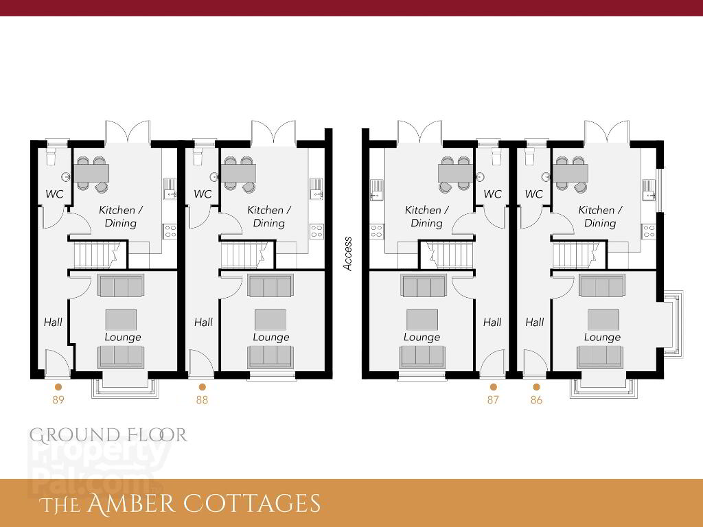 Floorplan 1 of The Amber Cottages, Ro Rua, Moneynick Road, Toomebridge