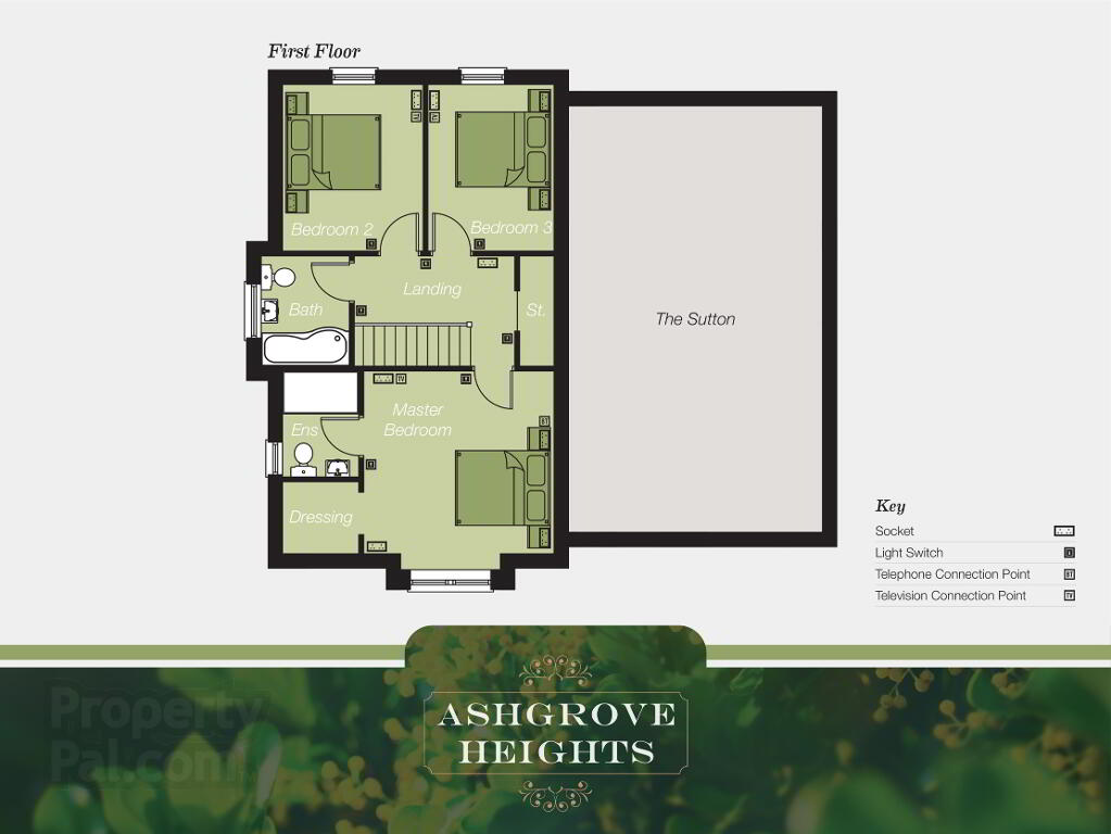 Floorplan 2 of The Clontarf, Ashgrove Heights, Ashgrove Heights, Portadown, Craigavon