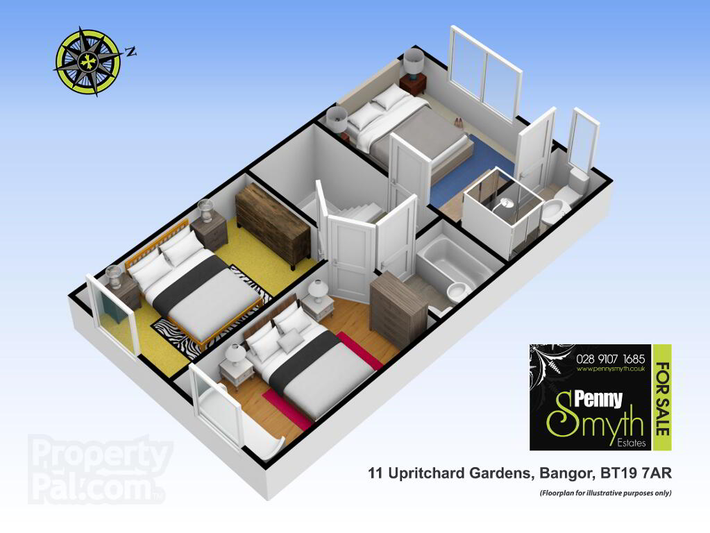 Floorplan 3 of 11 Upritchard Gardens, Bangor