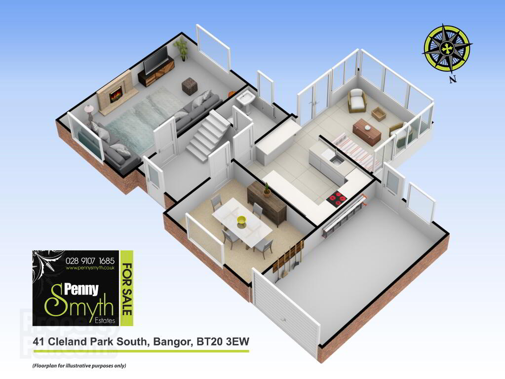 Floorplan 1 of 41 Cleland Park South, Bangor