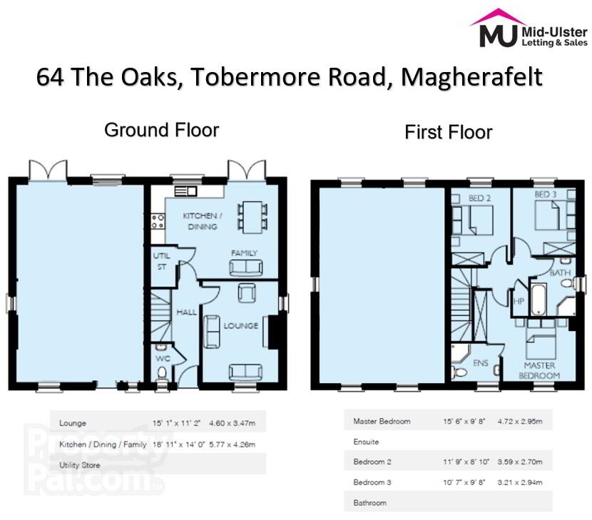 Floorplan 1 of 64 The Oaks, Tobermore Road, Magherafelt
