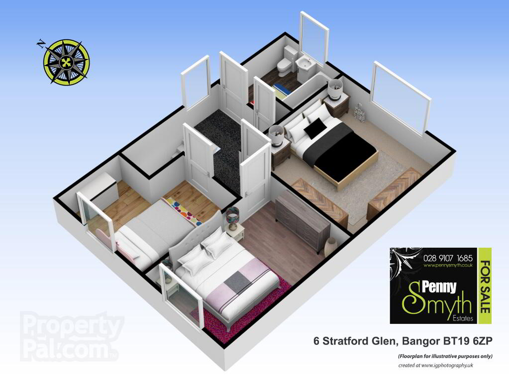 Floorplan 2 of 6 Stratford Glen, Bangor