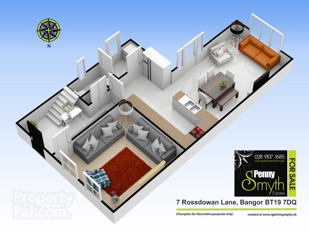 Floorplan 1 of 7 Rossdowan Lane, Bangor