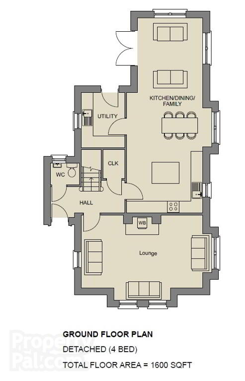 Floorplan 1 of The Diamond, Stoney Manor, Woodside Road, L'Derry