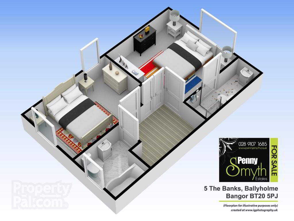 Floorplan 3 of The Sandpiper, 5 The Banks, Ballyholme, Bangor