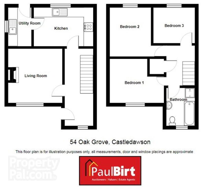 Floorplan 2 of 54 Oak Grove, Castledawson
