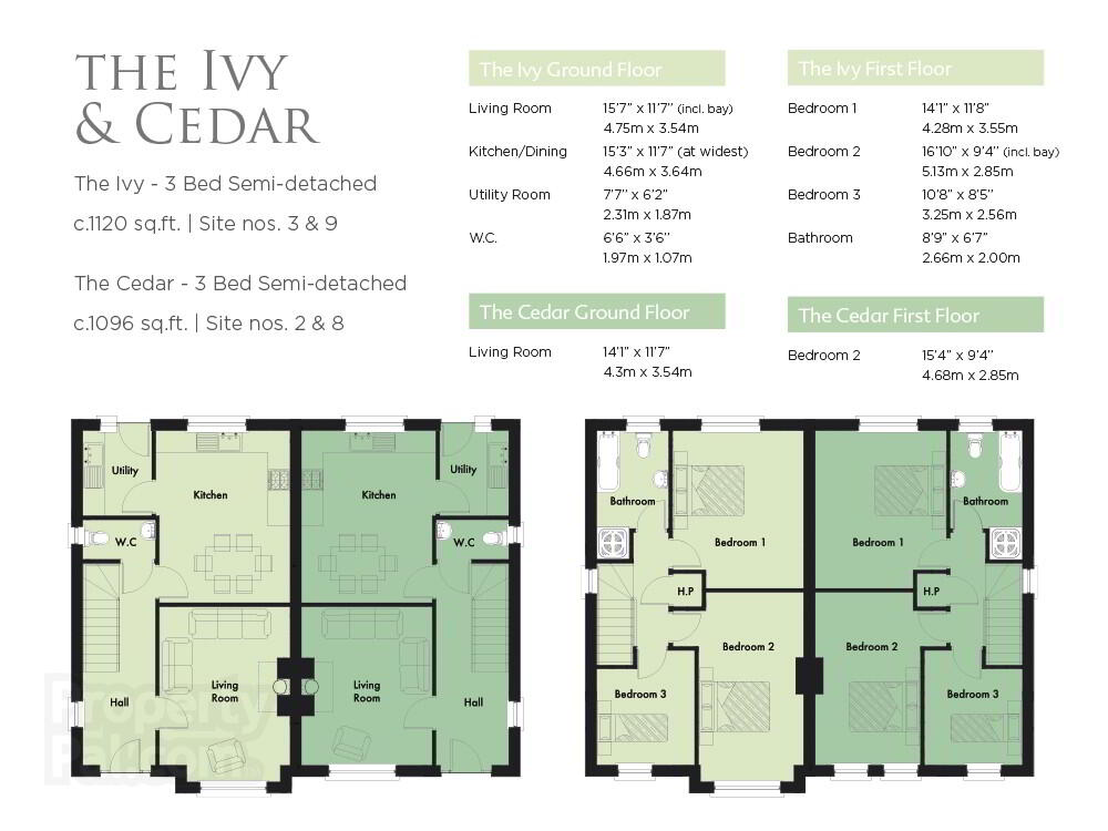 Floorplan 1 of The Ivy, Drumantine Valley, Glen Road, Newry