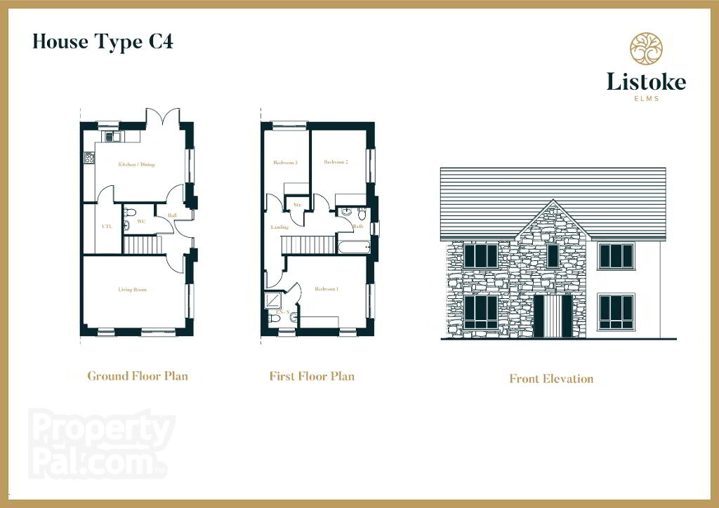 Floorplan 1 of Current Phase: Sold Out Type C4, Listoke Elms - Sold Out, Ballymakenn...Drogheda