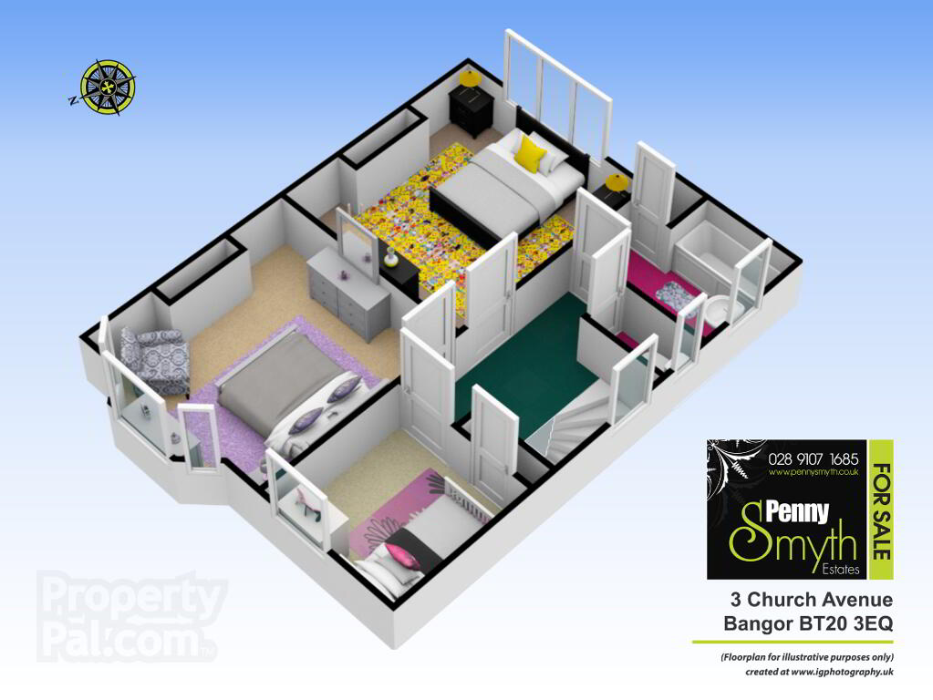 Floorplan 2 of 3 Church Avenue, Bangor