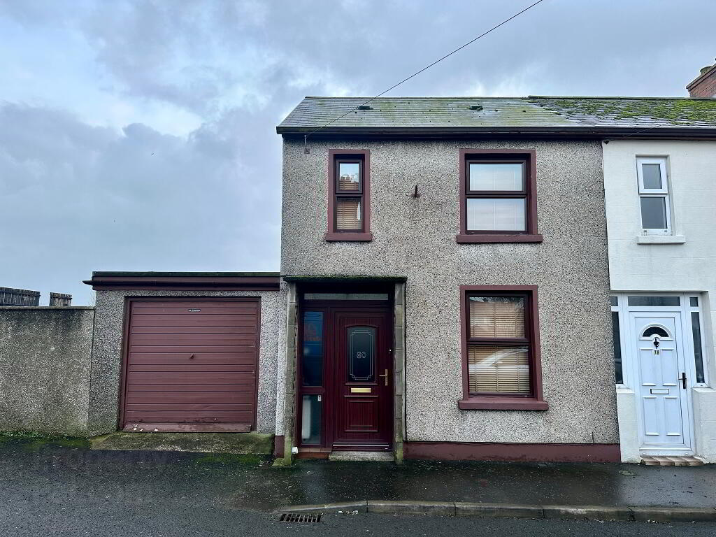 Photo 1 of End Terrace Property With Two Large Garages, 80 Bonds Street, Waterside, L'Derry