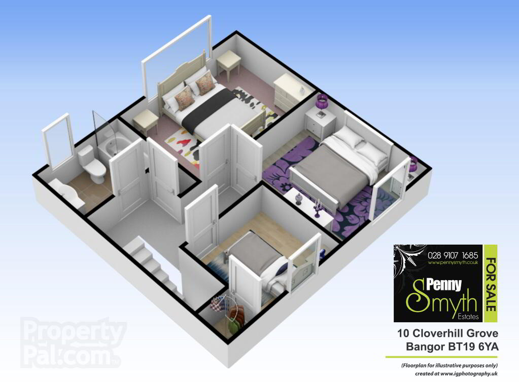 Floorplan 2 of 10 Cloverhill Grove, Bangor