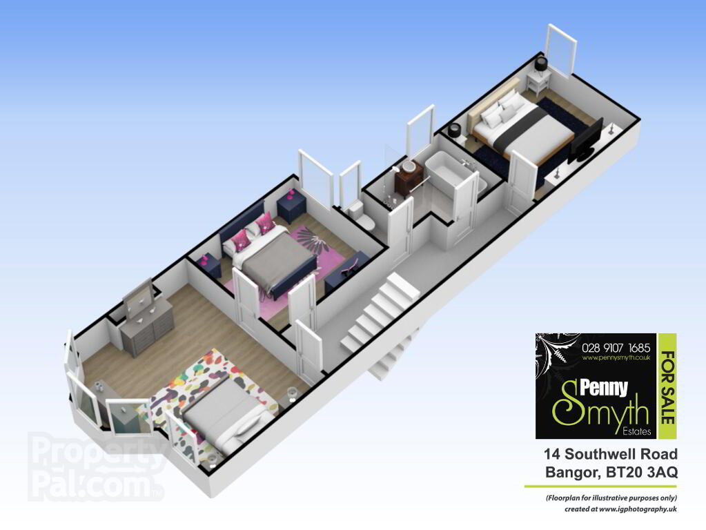 Floorplan 2 of 14 Southwell Road, Bangor