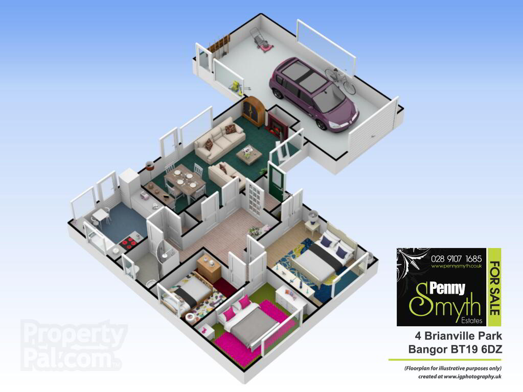 Floorplan 1 of 4 Brianville Park, Bangor