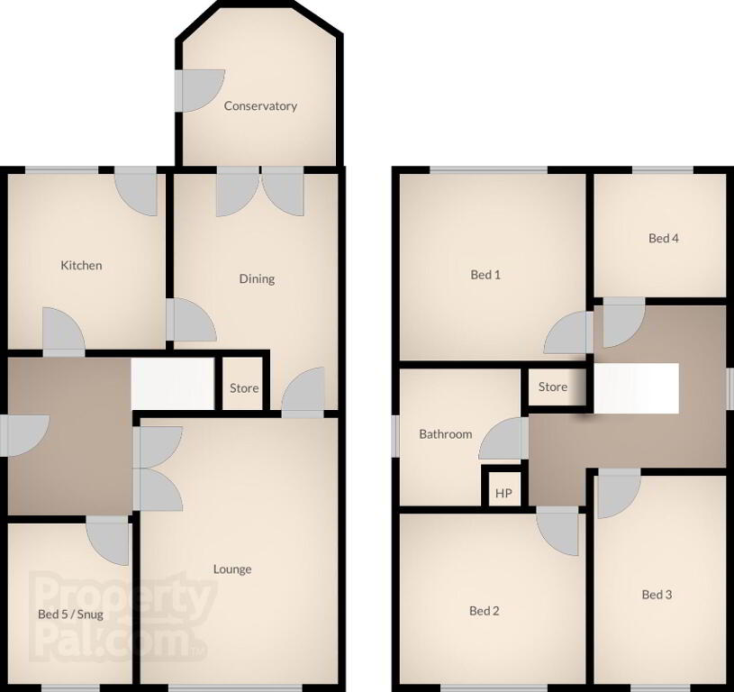 Floorplan 1 of 19 Greenland Drive, Bangor